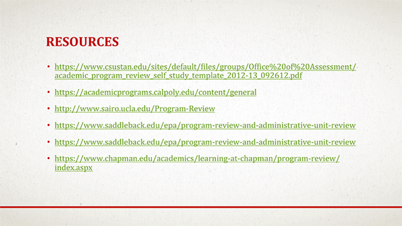 Program Review 10